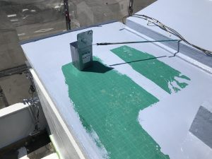 ウレタン塗膜防水(通気工法,密着工法) 外壁防水塗装