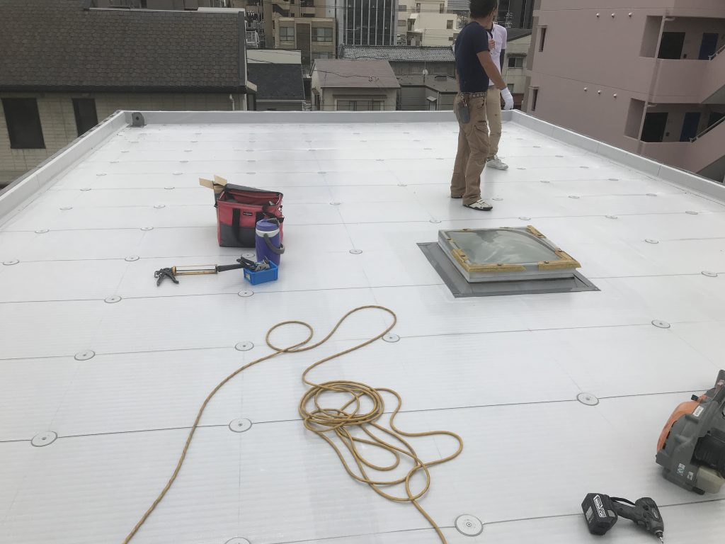 塩ビシート防水(積水ハウス)