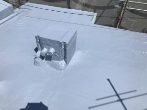 ウレタン塗膜防水(通気工法,密着工法) 外壁防水塗装