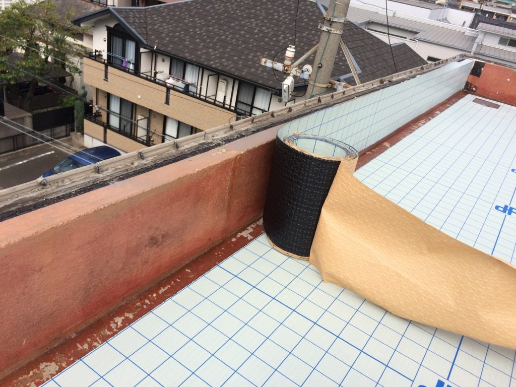 マンション屋上防水工事　名古屋市熱田区