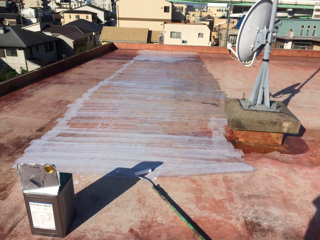 マンション屋上防水工事　名古屋市熱田区