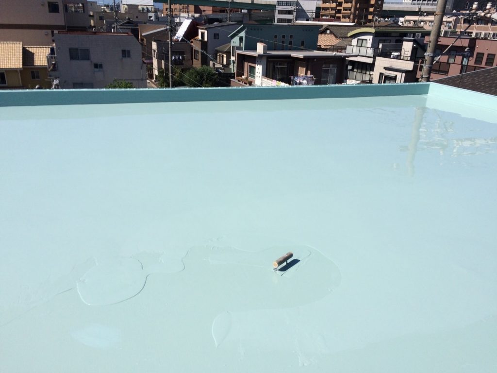 マンション屋上防水工事　名古屋市熱田区