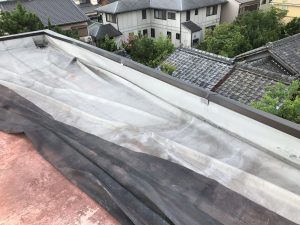 マンション屋上防水工事　名古屋市熱田区