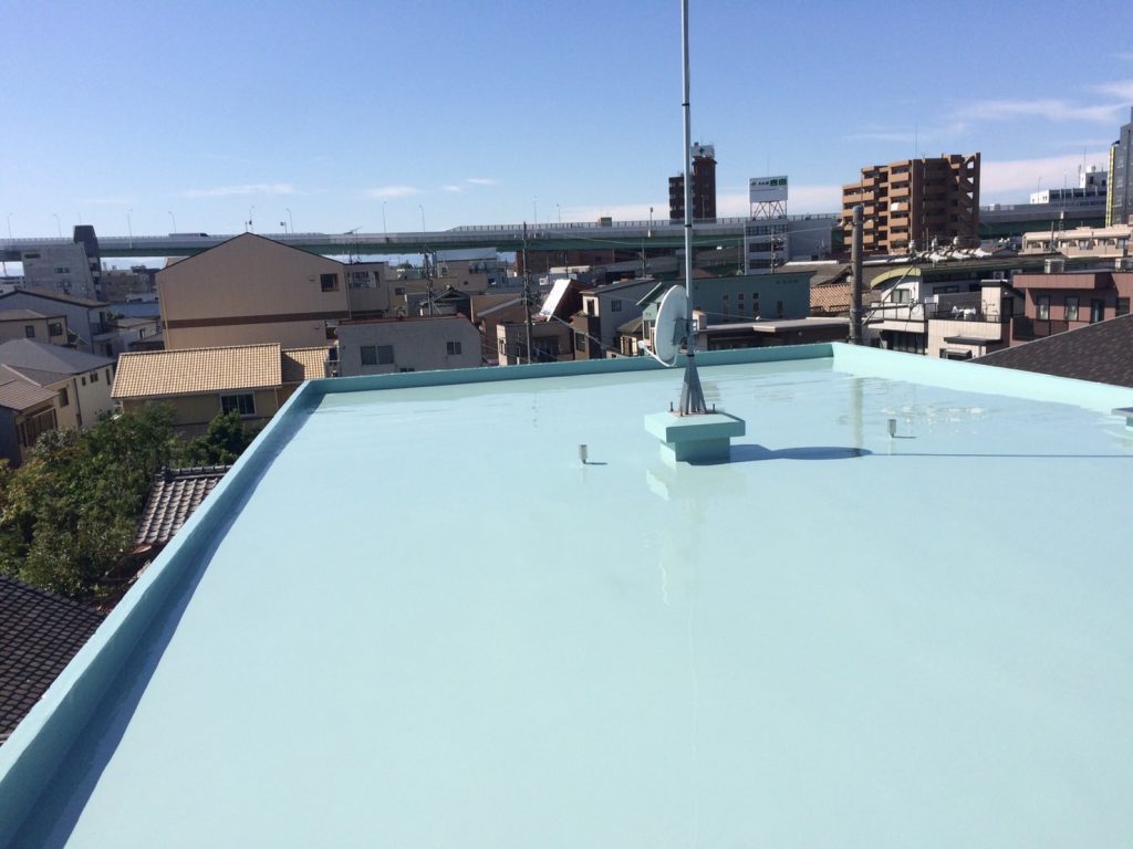 マンション屋上防水工事　名古屋市熱田区