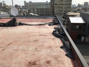 マンション屋上防水工事　名古屋市熱田区