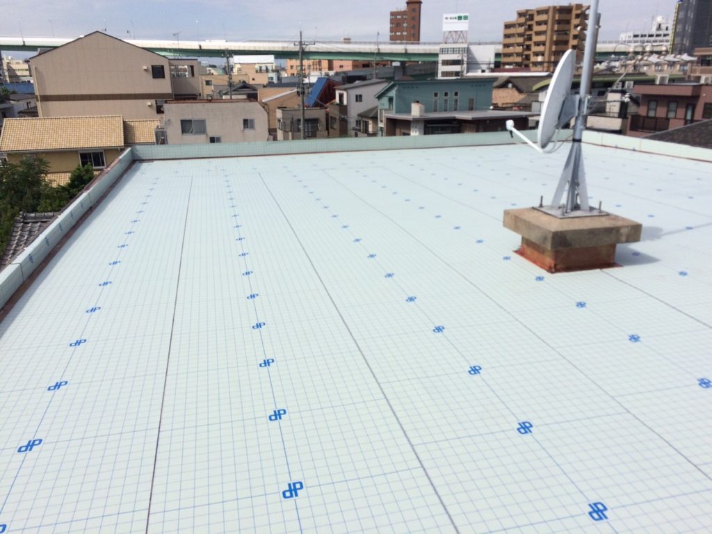 マンション屋上防水工事　名古屋市熱田区
