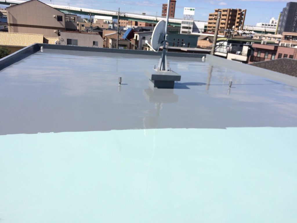 マンション屋上防水工事　名古屋市熱田区